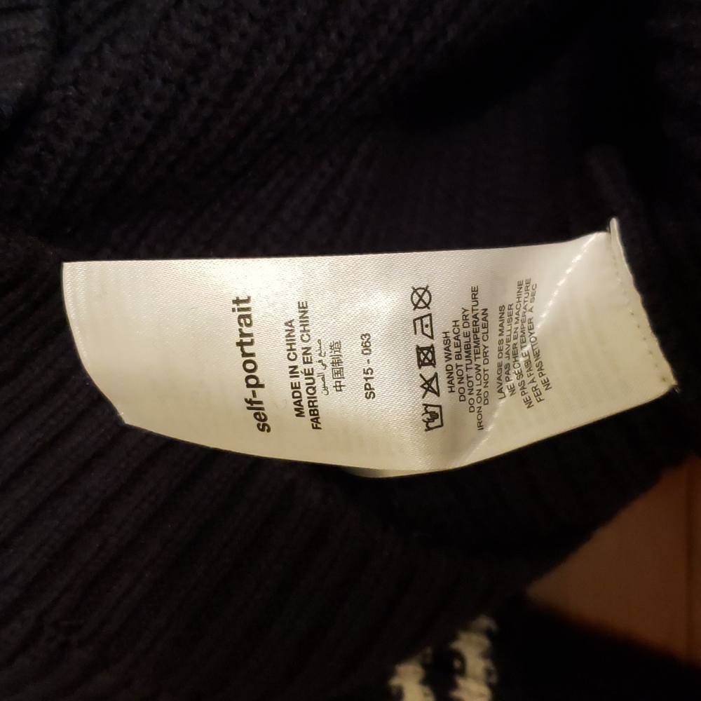 Self-Portrait Ruffled Sweater - Picture 6 of 6